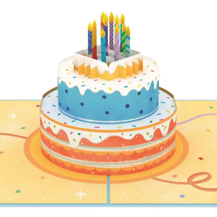 Carte d'anniversaire "Gâteau d'Anniversaire"