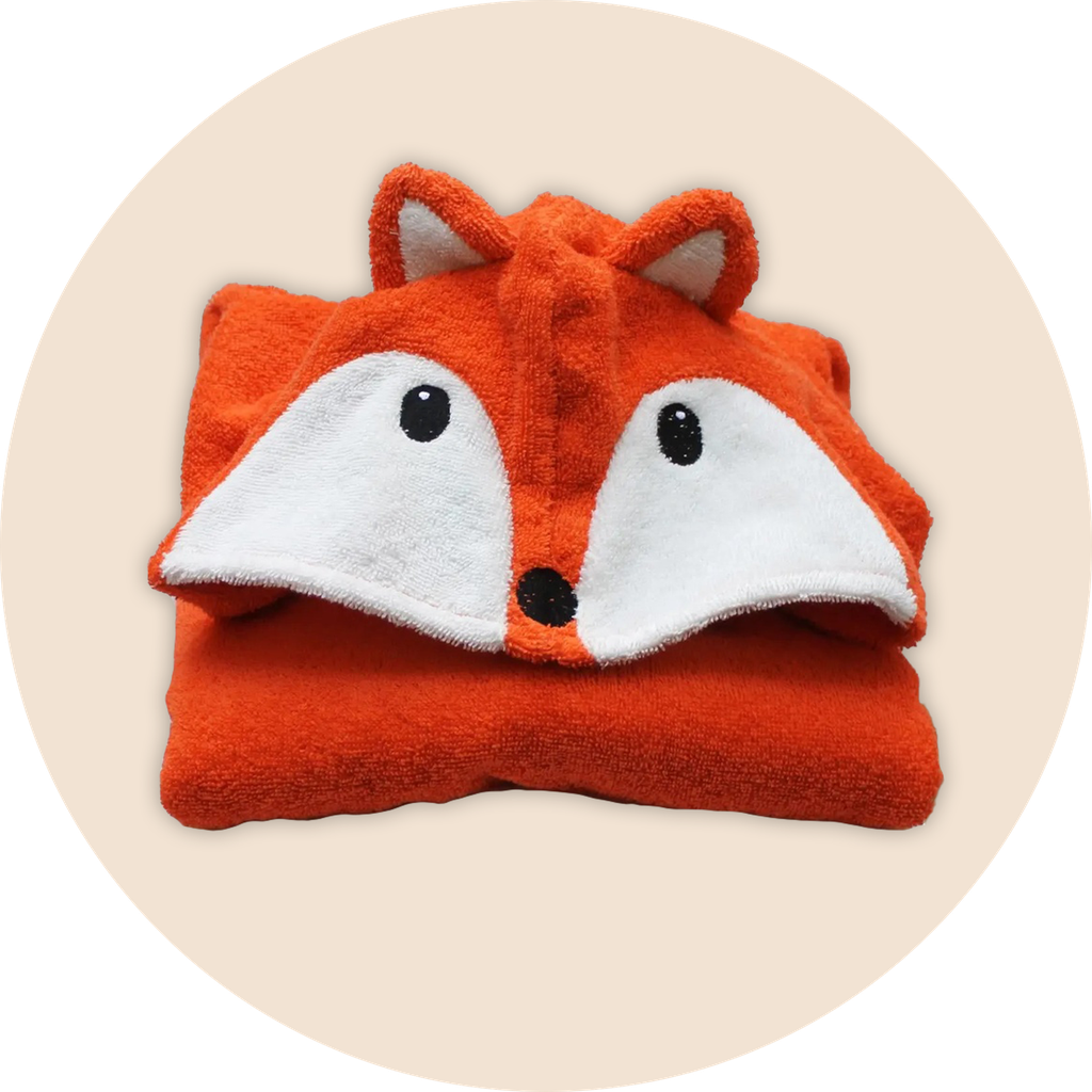 Poncho de bain "Fox" coton bio
